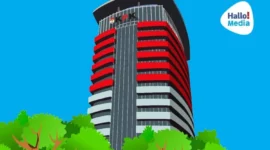 Ilustrasi Gedung KPK. (Dok. Hallo.id/Anissa Putri)