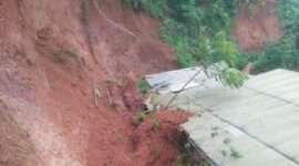 BPBD Kabupaten Pangandaran melaporkan 2 hari hujan deras tersebut memicu terjadinya banjir dan longsor. (Dok. BNPB)
