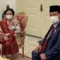 Ketua Umum Partai Gerindra Prabowo Subianto bersama Ketua Umum PDI Perjuangan Megawati Soekarnoputri. (Instagram.com/@presidenmegawati)