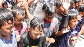 Menteri Pertahanan (Menhan) Prabowo Subianto Menghibahkan sumur bor di Kabupaten Gunung Kidul, Yogyakarta. (Dok. Tim Media Prabowo)
