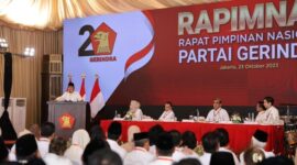 Ketua Umum Partai Gerindra yang juga calon presiden Prabowo Subianto mengimbau untuk menjalankan demokrasi sebaik-baiknya. Dok. Tim Media Prabowo