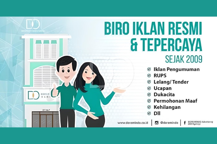 Foto : Doremindo Agency (DO’A) Tetap Setia Layani Pemasangan Iklan di Koran / Media Cetak (Dok. Doremindo)