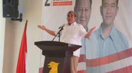 Sekjen Gerindra Ahmad Muzani menghadiri konsolidasi retusan kader dan para caleg Gerindra se daerah pemilihan Banten II. (Dok. Tim Media Gerindra)