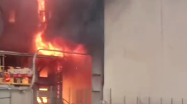 Insiden meledaknya tungku pengolahan nikel terjadi di kawasan Indonesia Morowali Industrial Park.milik PT Indonesia Tsingshan Stainless Steel (ITSS). (Dok. Tangkapan layar di grup WA jurnalis)