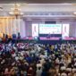 Calon Presiden nomor urut 2, Prabowo Subianto, Menghadiri Deklarasi Pujakesuma Jambi ini digelar di Abadi Convention Center (ACC), Jambi.. (Dok. Tim Media Prabowo-Gibran)
