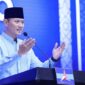 Presiden terpilih 2024-2029 Prabowo Subianto menghadiri acara silaturahmi dan buka puasa bersama Partai Demokrat di Hotel St Regis. (Facebook.com/@DPP Partai Demokrat)

