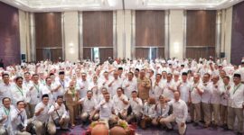 Sekjen Gerindra Ahmad Muzani hadir dalam Rapat Koordinasi pengurus Partai Gerindra se-Jawa Barat. (Dok. Partai Gerindra)