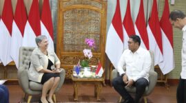 Duta Besar Australia untuk Indonesia, Penny Williams,  bertemu dengan Wakil Menteri Pertanian (Wamentan) RI Sudaryono. (Dok. Kementan)